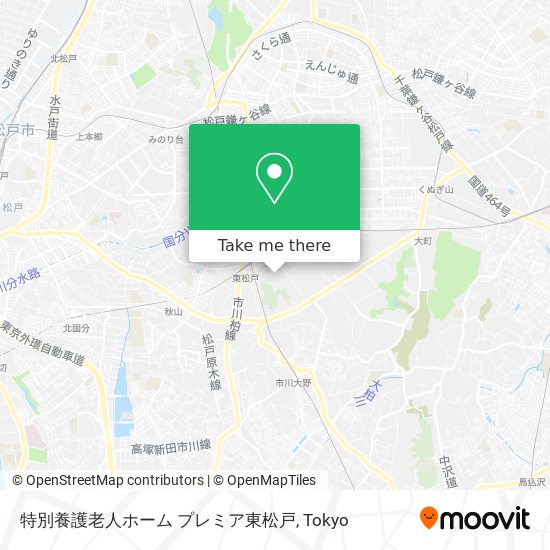 特別養護老人ホーム プレミア東松戸 map