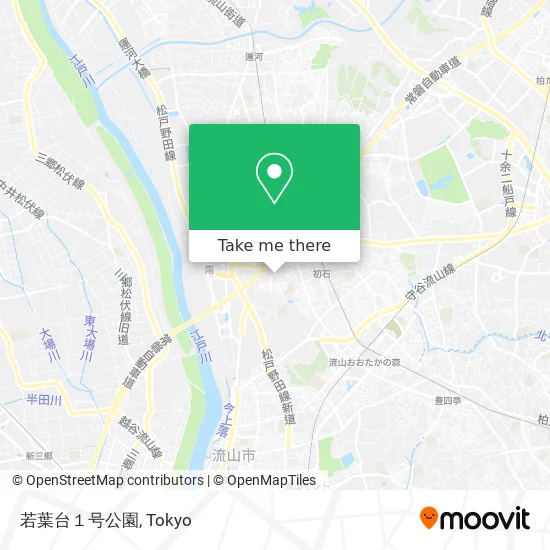 Wakabadai 1st Park map