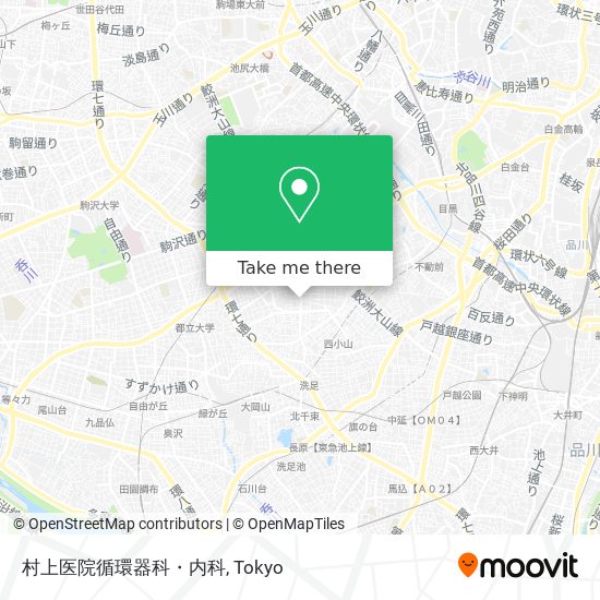 村上医院循環器科・内科 map