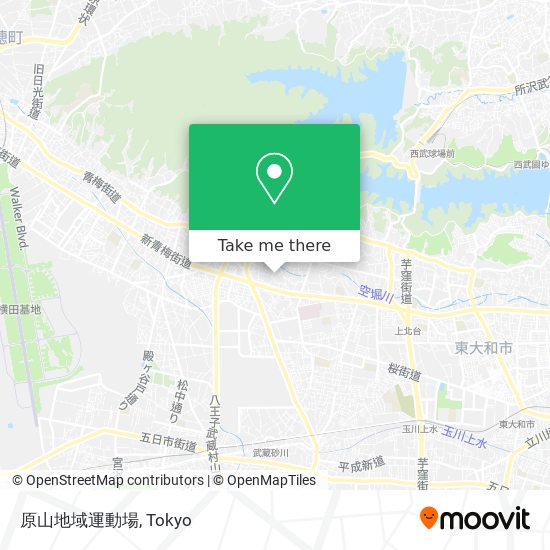 原山地域運動場 map