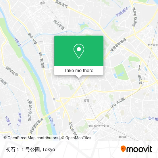 初石１１号公園 map
