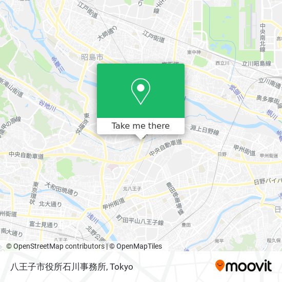 八王子市役所石川事務所 map