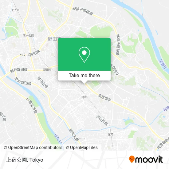 上宿公園 map