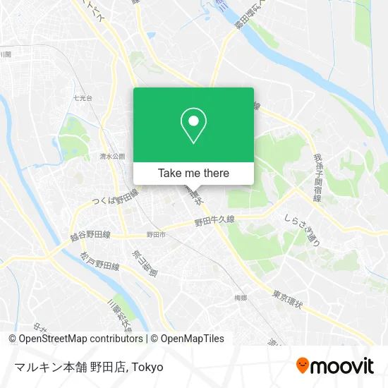 マルキン本舗 野田店 map