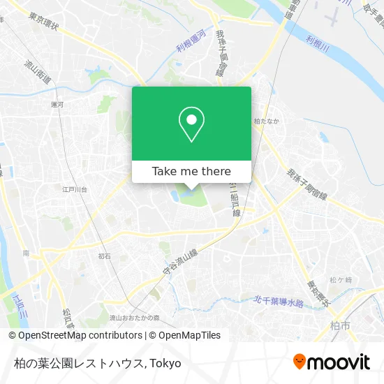 柏の葉公園レストハウス map