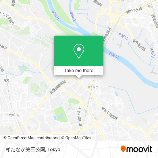 柏たなか第三公園 map