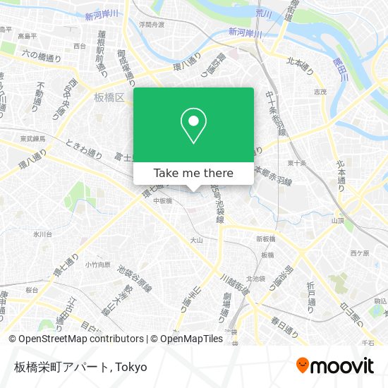 板橋栄町アパート map