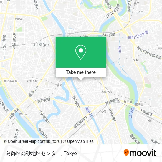 葛飾区高砂地区センター map
