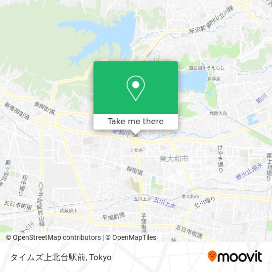 タイムズ上北台駅前 map