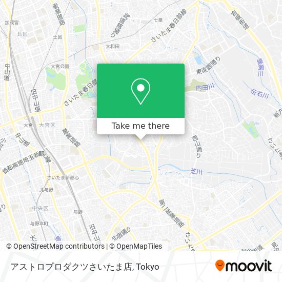 アストロプロダクツさいたま店 map