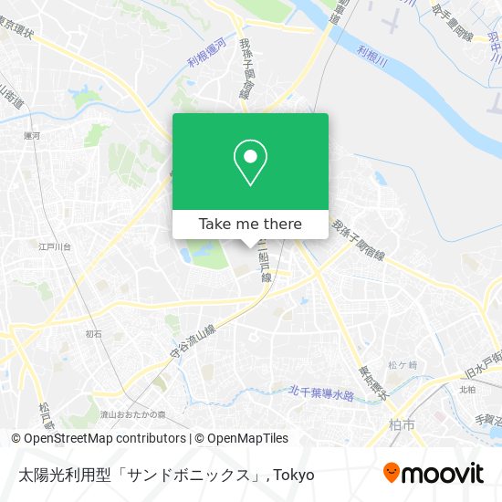 太陽光利用型「サンドボニックス」 map
