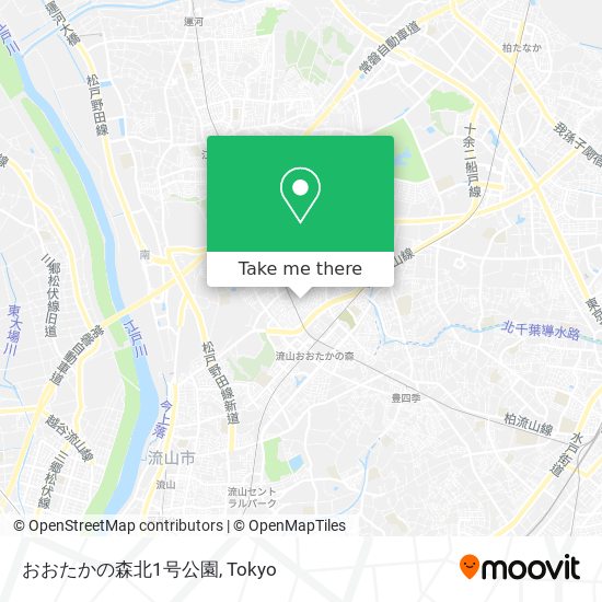 おおたかの森北1号公園 map