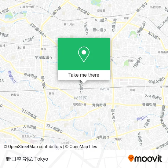 野口整骨院 map