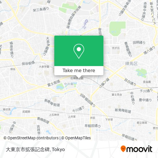 大東京市拡張記念碑 map