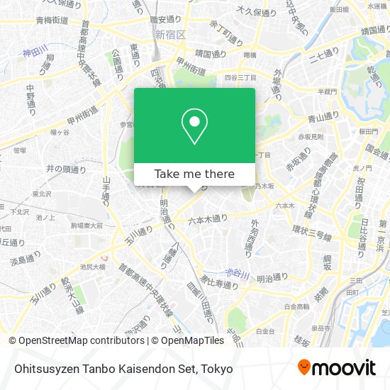 Ohitsusyzen Tanbo Kaisendon Set map
