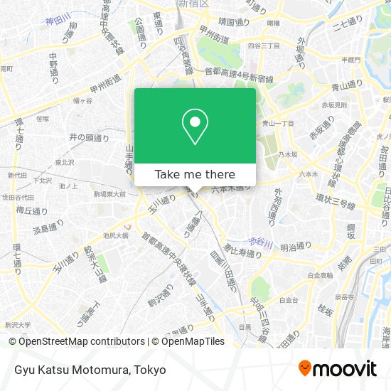Gyu Katsu Motomura map