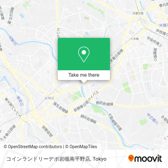 コインランドリーデポ岩槻南平野店 map