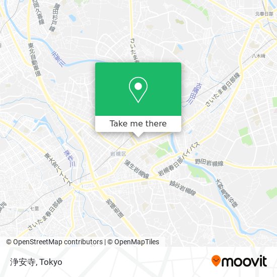 浄安寺 map