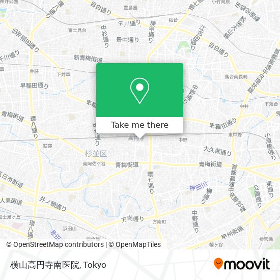 横山高円寺南医院 map