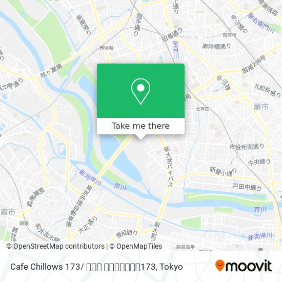 Cafe Chillows 173/ ｶﾌｪ ﾁｬｲﾛｰｽﾞ173 map