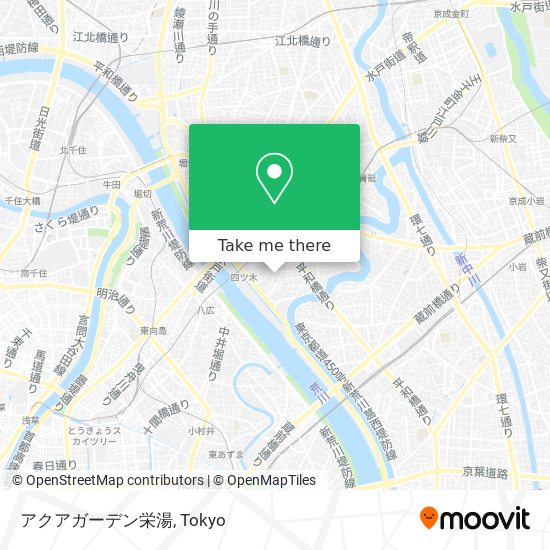 アクアガーデン栄湯 map