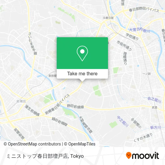 ミニストップ春日部増戸店 map