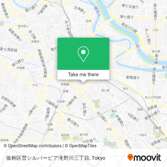 仮称区営シルバーピア滝野川三丁目 map