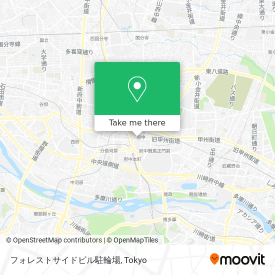 フォレストサイドビル駐輪場 map