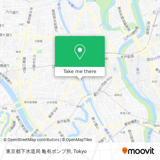 東京都下水道局 亀有ポンプ所 map