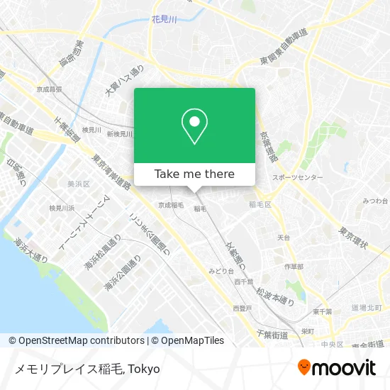 メモリプレイス稲毛 map