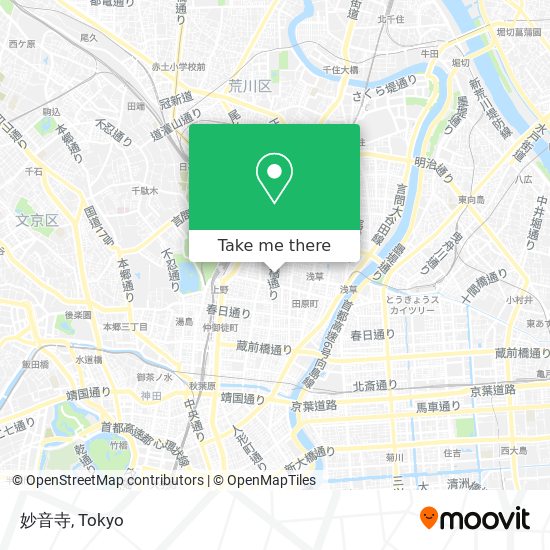 妙音寺 map