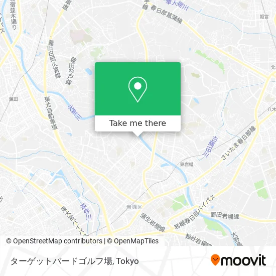 ターゲットバードゴルフ場 map