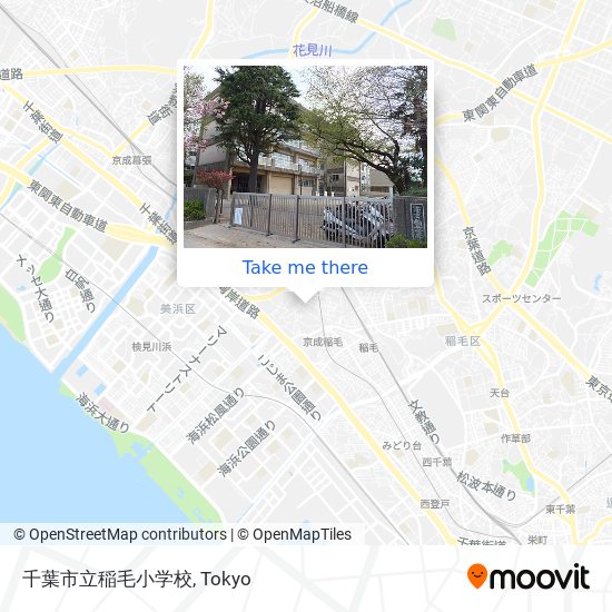 千葉市立稲毛小学校 map