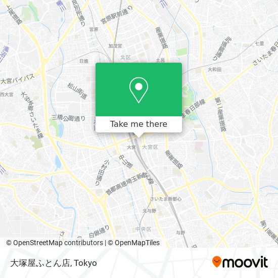 大塚屋ふとん店 map