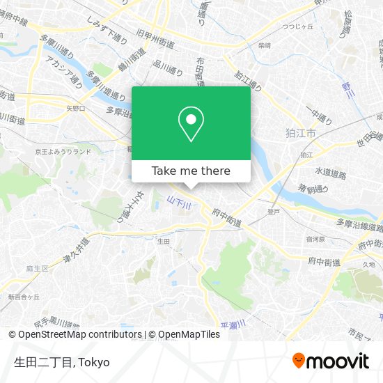 生田二丁目 map