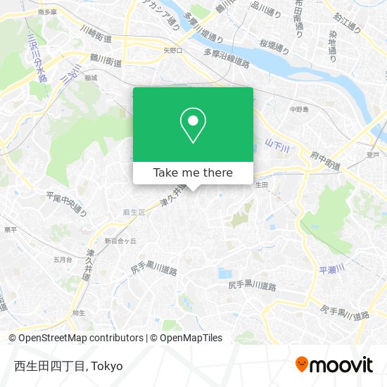 西生田四丁目 map