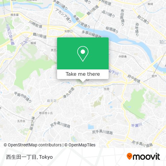 西生田一丁目 map