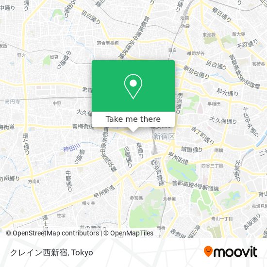 クレイン西新宿 map