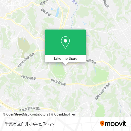 千葉市立白井小学校 map