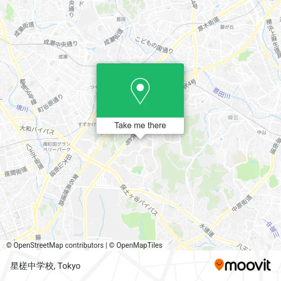 星槎中学校 map