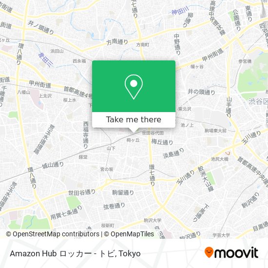 Amazon Hub ロッカー - トビ map