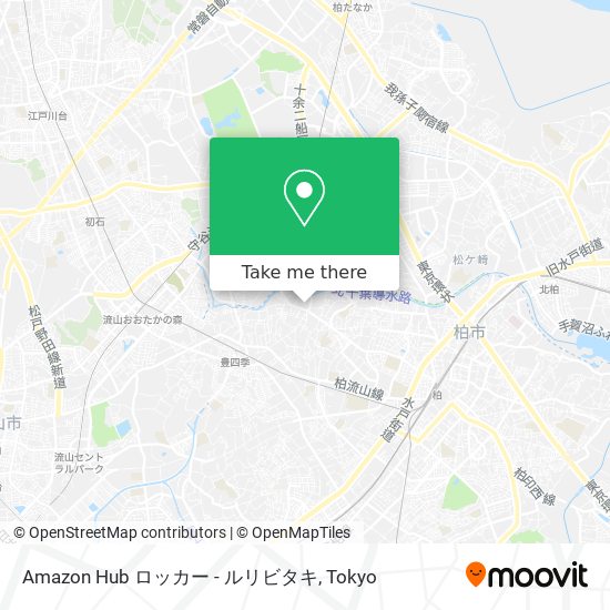 Amazon Hub ロッカー - ルリビタキ map
