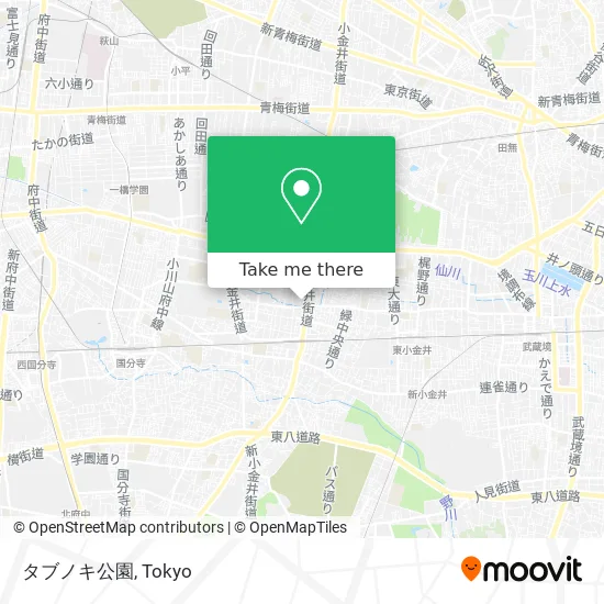 タブノキ公園 map