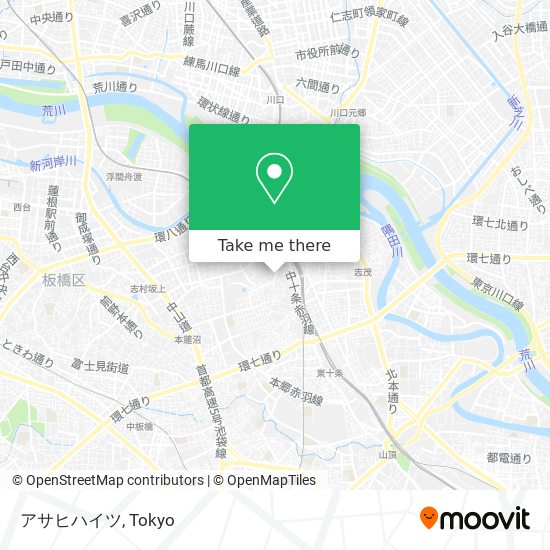 アサヒハイツ map