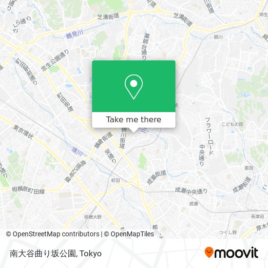 南大谷曲り坂公園 map