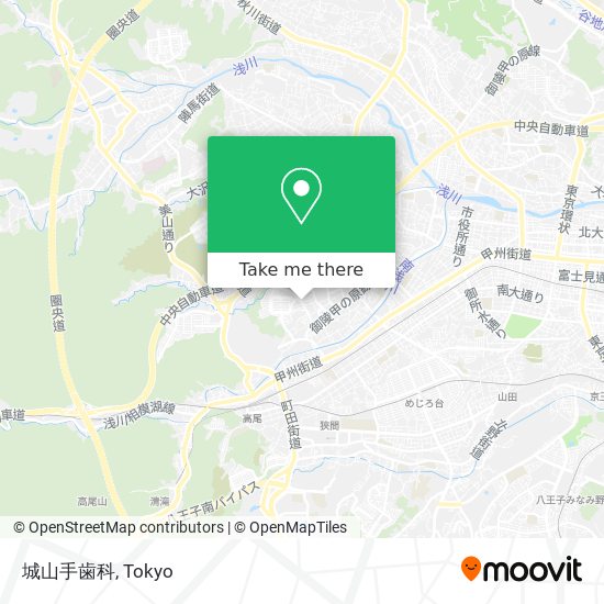 城山手歯科 map