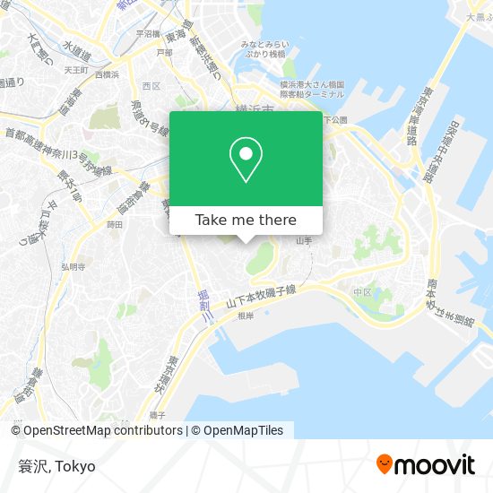 簑沢 map