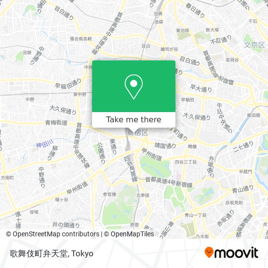 歌舞伎町弁天堂 map