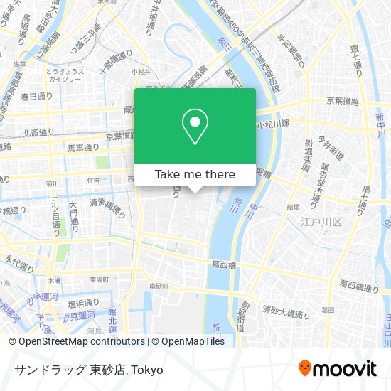サンドラッグ 東砂店 map