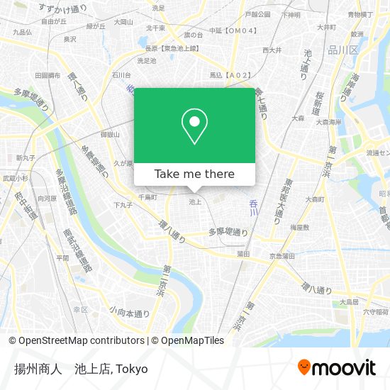 揚州商人　池上店 map